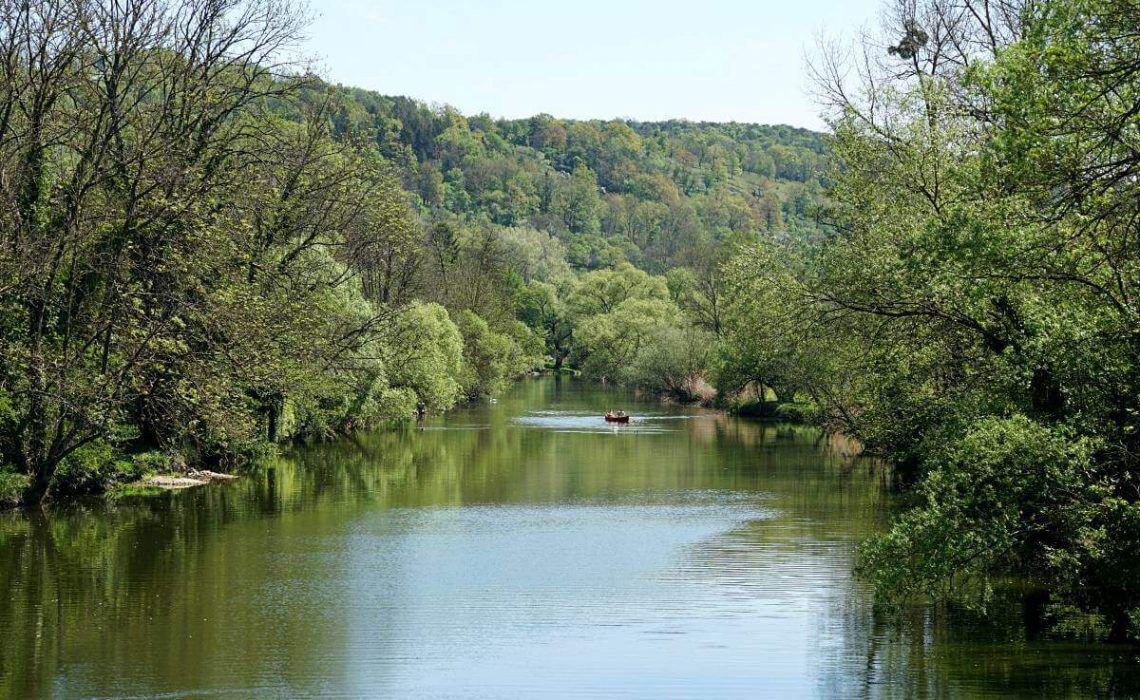 Die Jagst in Doerzbach