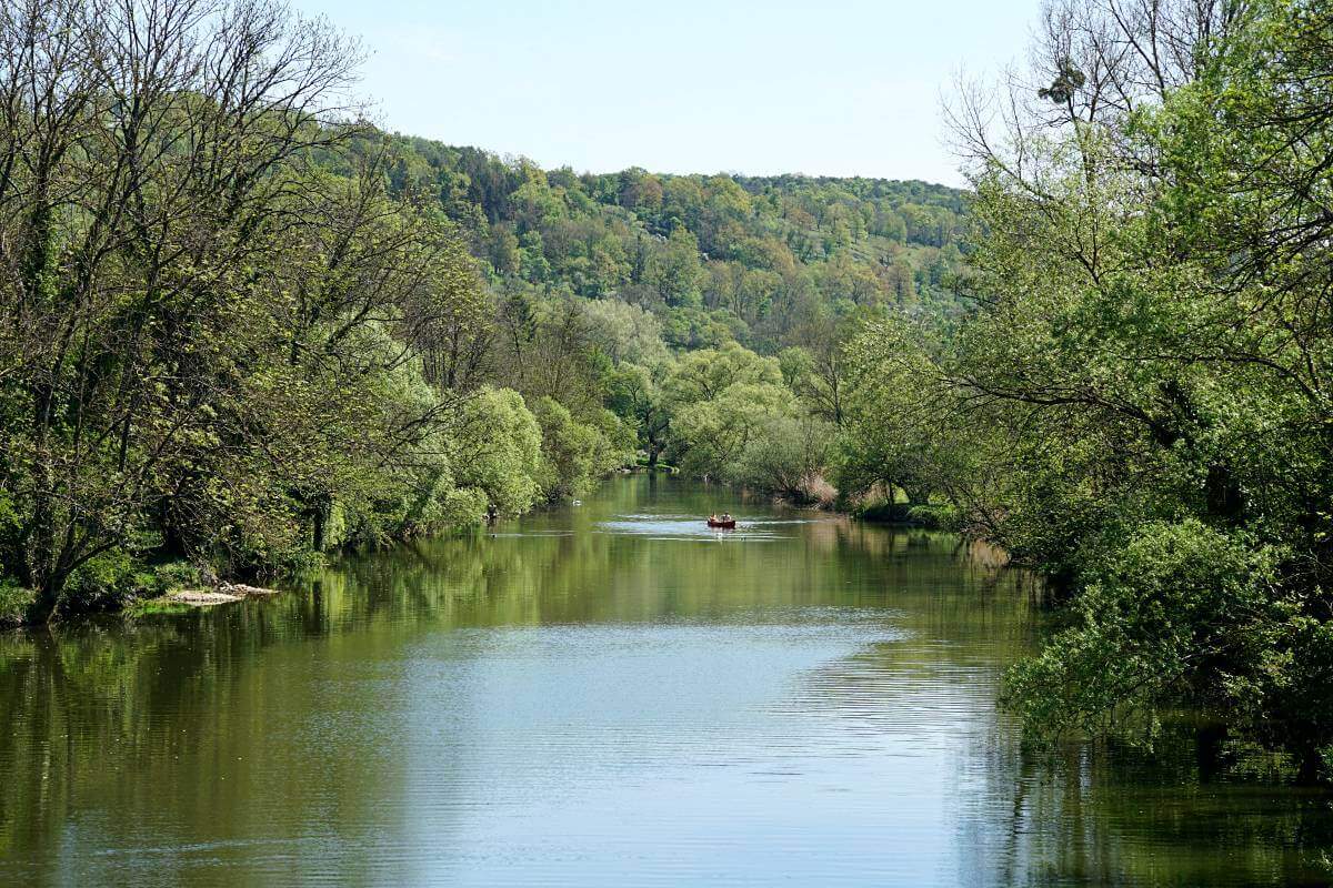 Die Jagst in Doerzbach