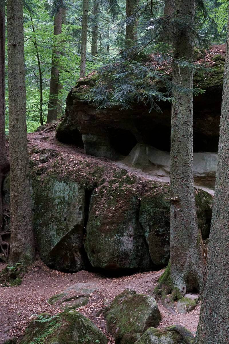 Haegelesklinge und Brunnenklinge im Schwaebischen Wald