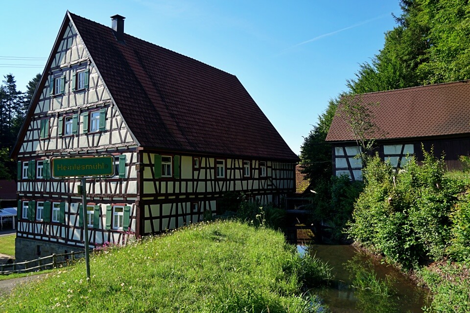 Die Heinlesmuehle bei Alfdorf im Schwaebischen Wald