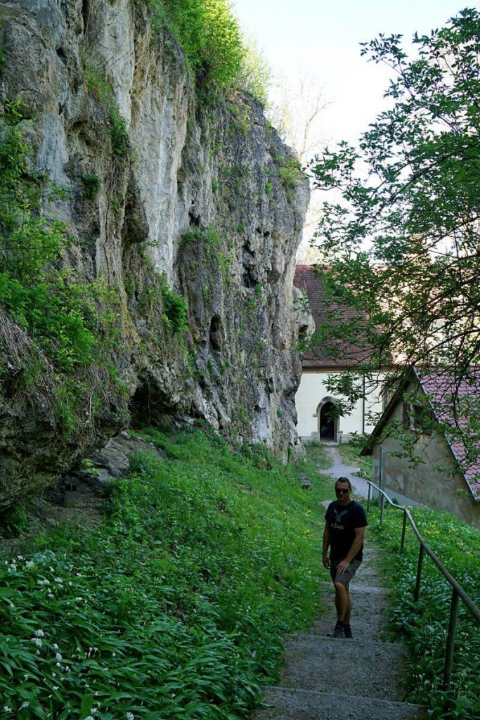 Weg zur Kapelle St Wendel zum Stein