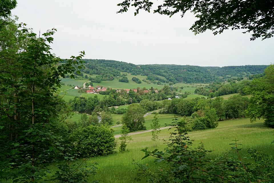 Ausblick Panoramaweg Langenburg