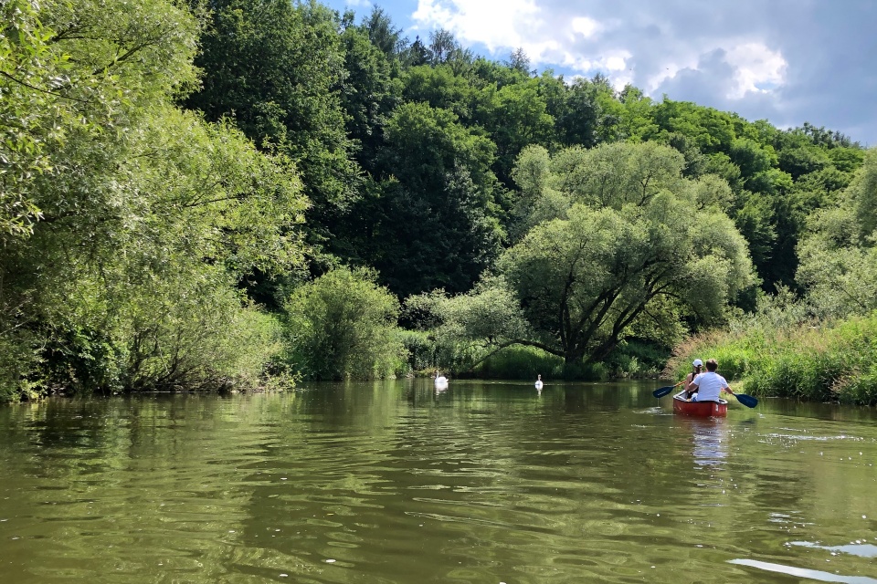 Die Jagst in Hohenlohe