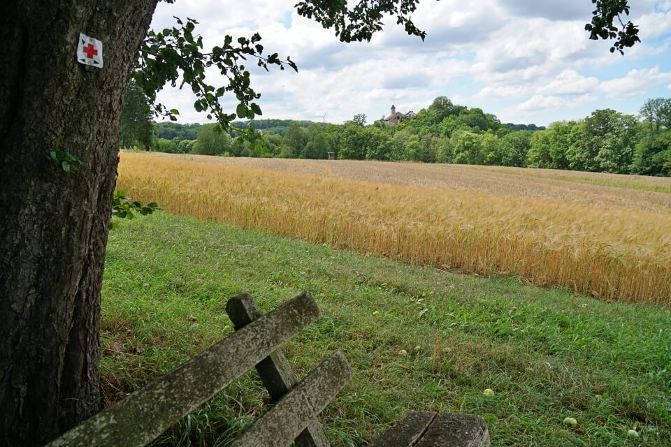 Felder im Jagsttal