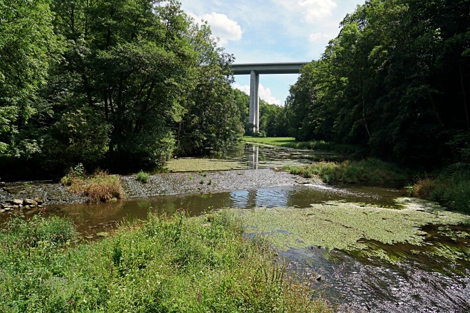 Autobahnbruecke ueber die Jagst