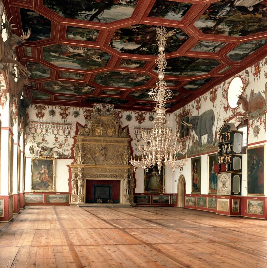 Rittersaal Schloss Weikersheim Fotonachweis Staatliche Schloesser und Gaerten Baden-Wuerttemberg, Schlossverwaltung Weikersheim