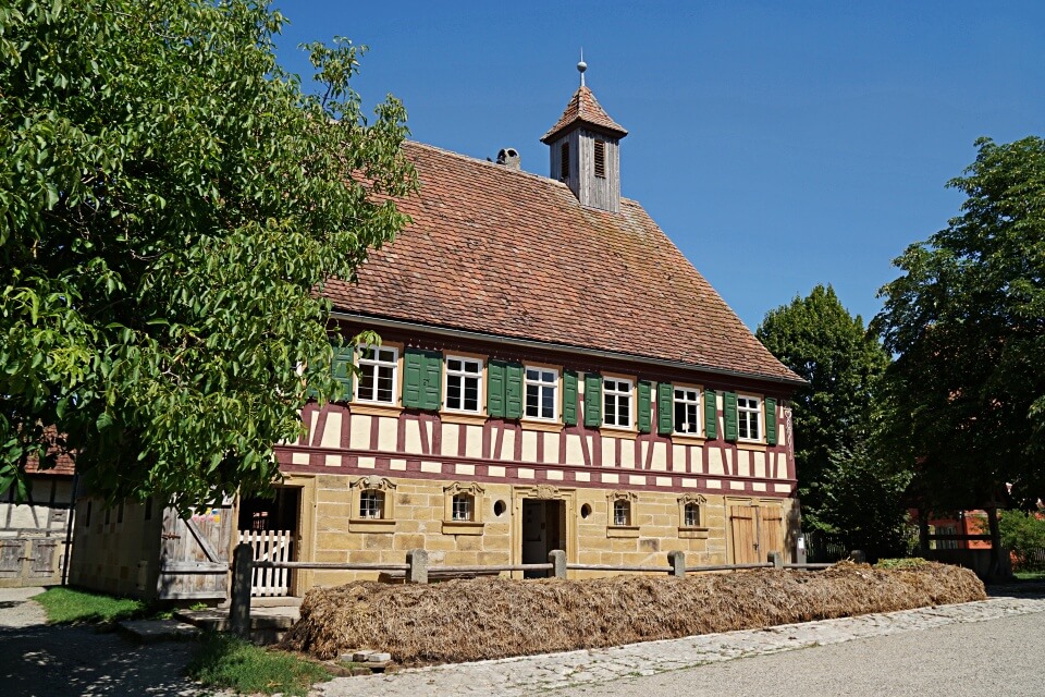 Bauernhaus im Freilandmuseum Wackershofen in Hohenlohe