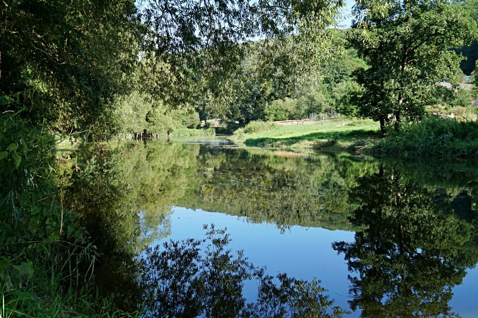 Die Jagsttalranch in Gerabronn direkt an der Jagst im Hohenloher Land