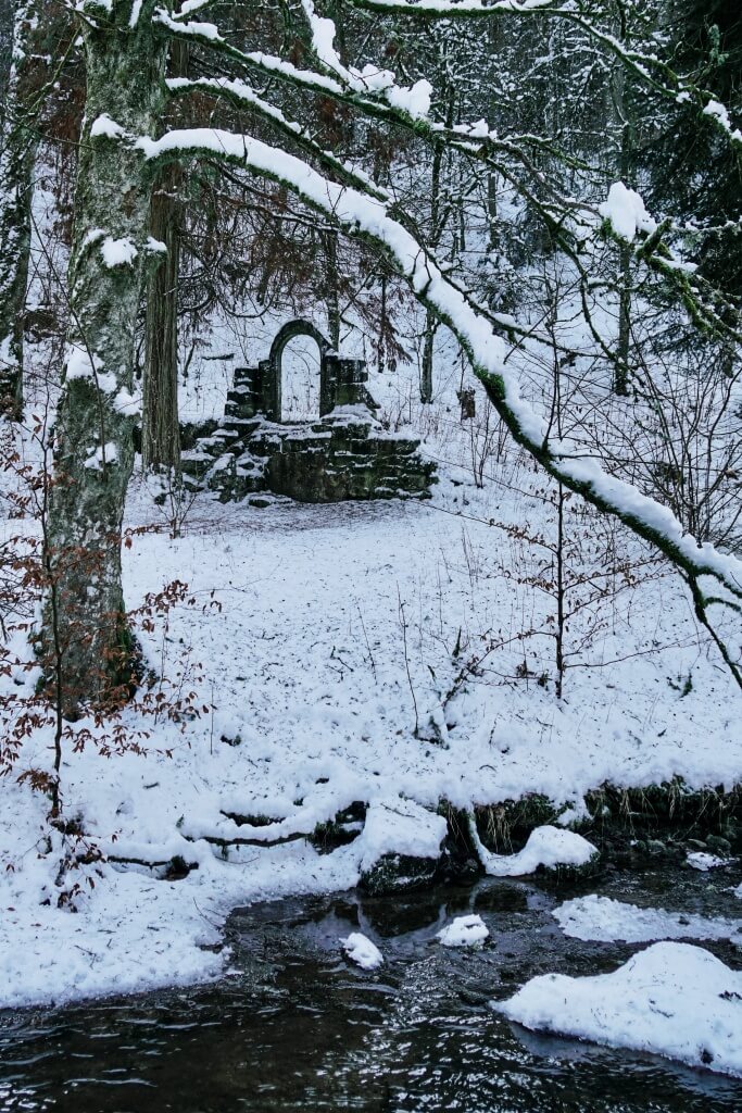 Hankertsmuehle im Rottal im Schwaebischen Wald