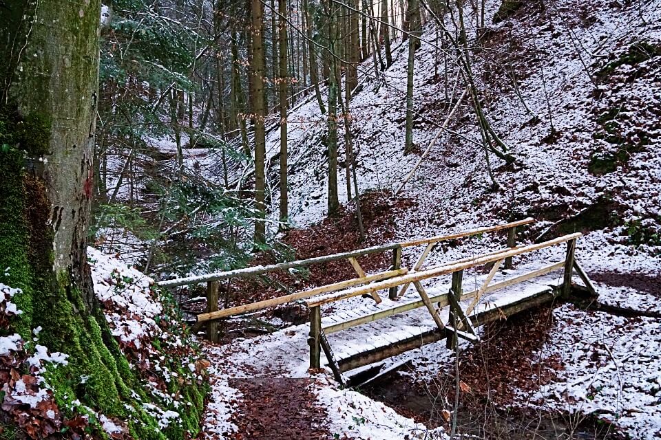 Blick in die Klinge von der Himmelsleiter in Wustenrot