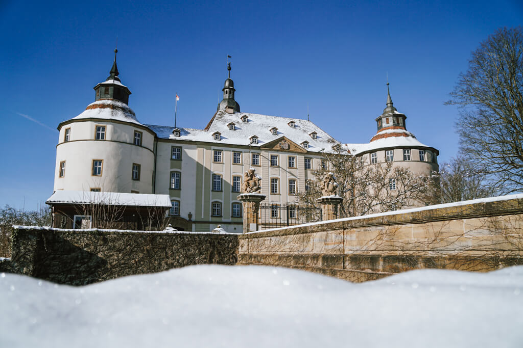 Schloss Langenburg im Winter