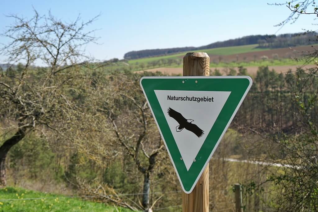 Naturschutzgebiet Goldberg im Messbachtal in Hohenlohe