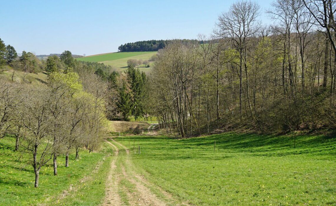 Wandern auf dem Natura Trail im Mittleren Jagsttal ab Krautheim in Hohenlohe