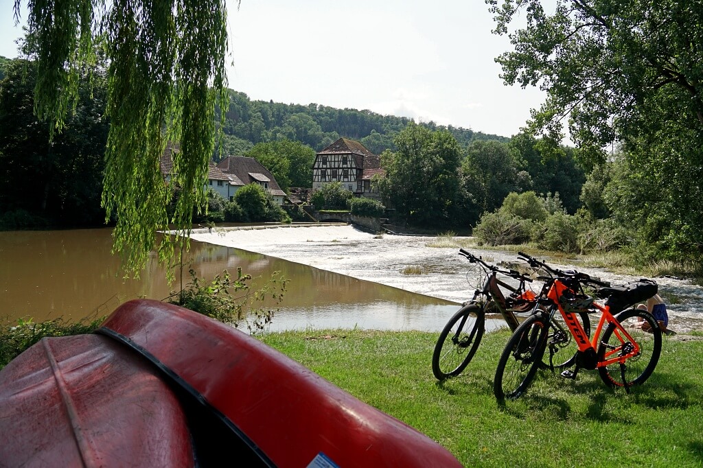 Forchtenberg am Kocher auf der Radtour Doppeltes Lottchen idurch Hohenlohe