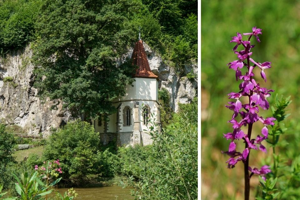 Radtour im Jagsttal zur Kapelle St Wendel zum Stein Doerzbach