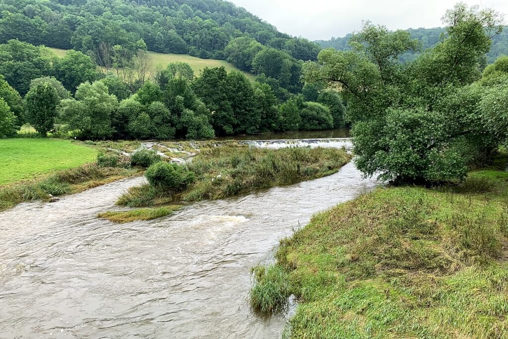 Die Jagst in Oberregenbach