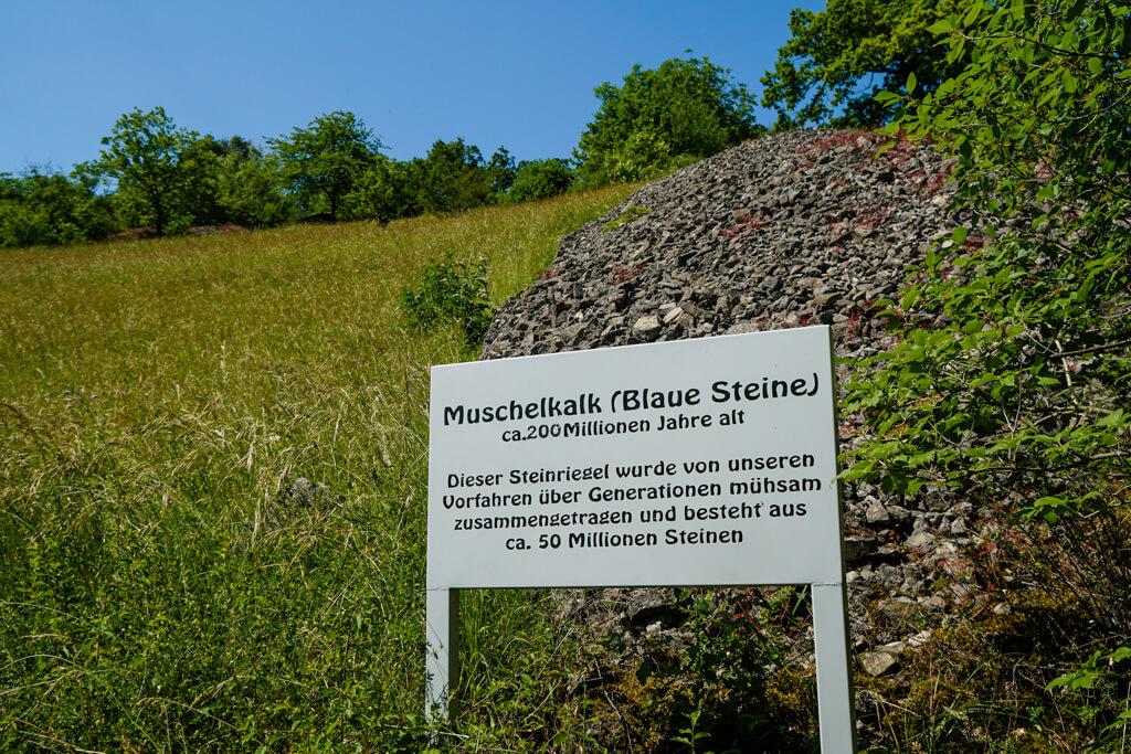 Alter Steinriegel am Essigberg in Roigheim