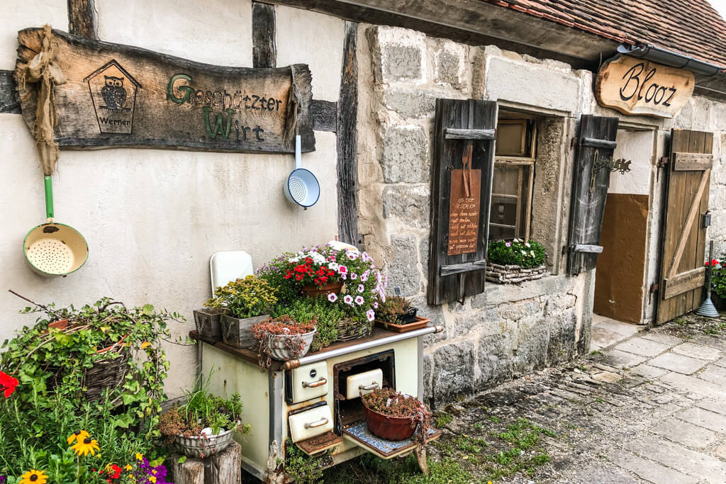 Biergarten Zum Forsthaus Moenchsberg am Fuxi Pfad in Mainhardt