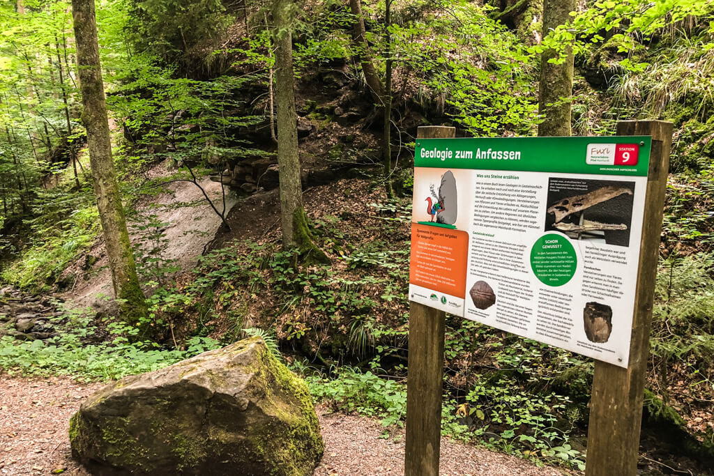 Wanderung auf dem Fuxi Pfad in Mainhardt Station Geologie zum Anfassen