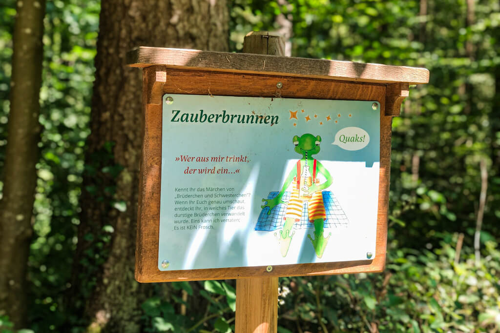 Zauberbrunnen auf dem Brunnelesweg Murrhardt