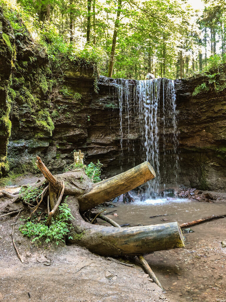 Vorderer Hoerschbachwasserfall in Murrhardt